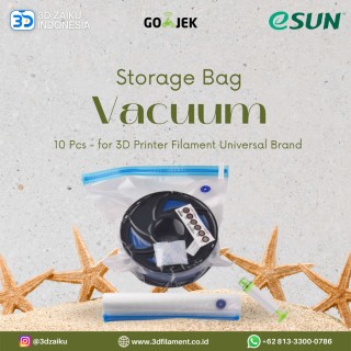10 pcs eSUN Vacuum Storage Bag for 3D Printer Filament Universal Brand - Bags Only
